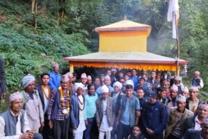 नरहरिनाथ रुप्सा खुरगाडमा नन्दादेवी माईको मन्दिर उद्घाटन।