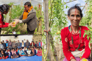 सहास नेपालले बढायो कृषकको आत्मनिर्भर यात्रा।