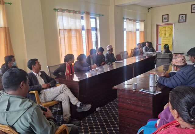 नरहरिनाथमा प्रजनन स्वास्थ्य अभिमुखिकरण