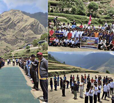 कालिकोटमा विद्यालयस्तरीय क्रिकेट सुरु