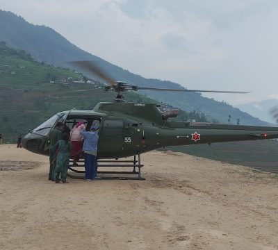नरहरिनाथको पहलमा सुत्केरीको हवाई उद्धार